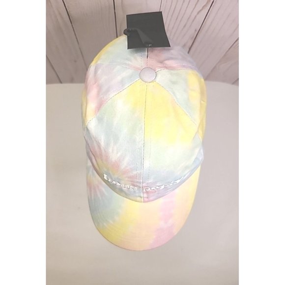 David And Young Women's Haus Party Embroidered Baseball Cap Pastel Tie Dye w Tag - Picture 9 of 9